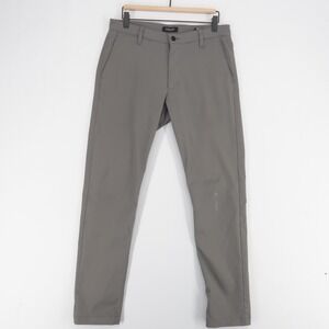 Proof Nomad Pants Mens 32 Gray Slim Fit Performance Chino Stretch Travel